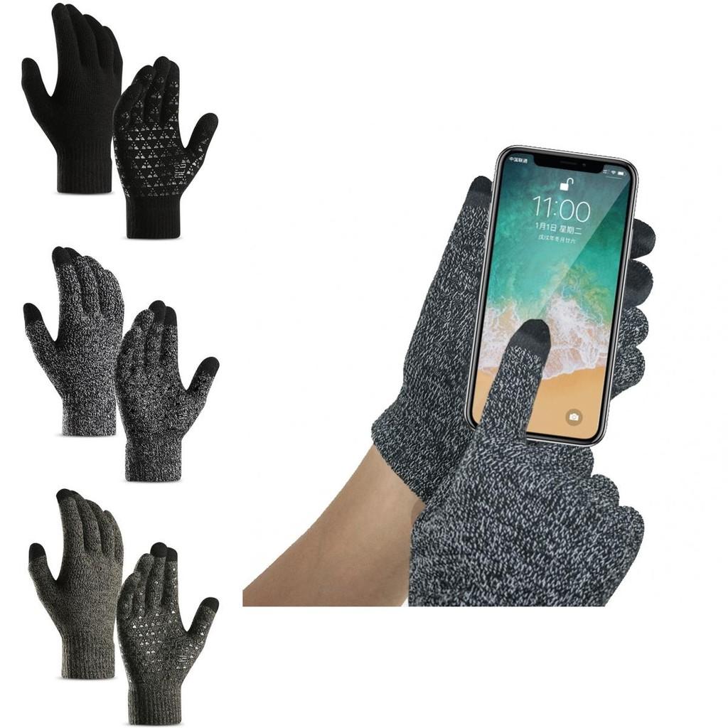 Cozy Winter Touch Screen Knitted Gloves For Men And Women Warm And Windproof