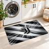 Flannel Kitchen Mat Juventus FC Soft Area Rug Non Slip Floor Carpet Home Decoration