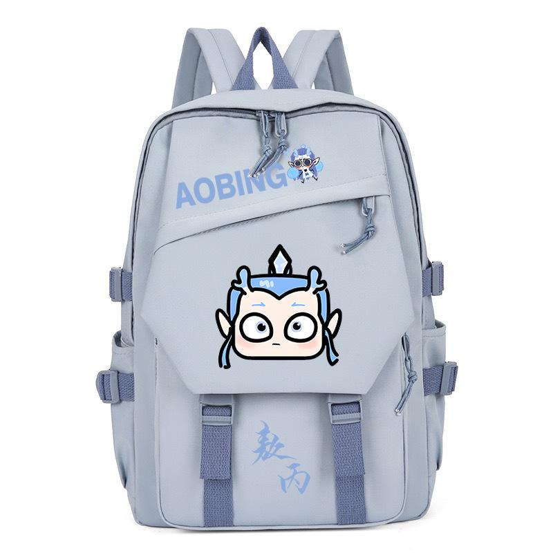 2025 High-value and large-capacity Aobing surrounding Nezha 2 printing leisure students to reduce the burden of schoolbags and backpacks