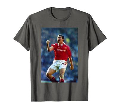 Roy Keane Manchester United Tor Tottenham Hotspur Fußball T-Shirt