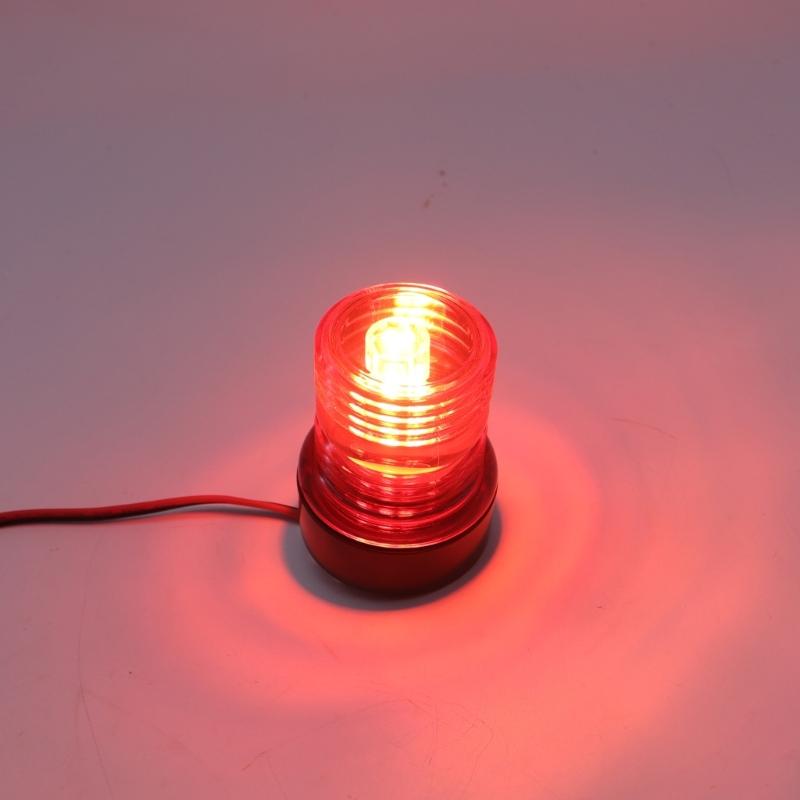 Waterproof Marine Grade Signal Lights with 8 LEDs Bright LED Boat Navigation Lights Plastic Lamp Suitable for Boats