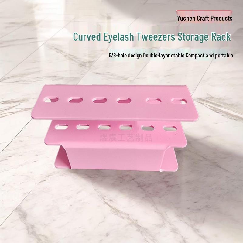 

Popular Acrylic Eyelash Tweezers Display & Storage Rack - 8 Hole, 6 Hole Options