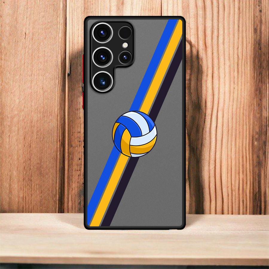 

Cool Volleyball Logo Phone Case for Samsung Galaxy S24 S23 Ultra S10 S20 FE S25 S22 Plus S9 S21 Clear Back Cover Galaxy S9