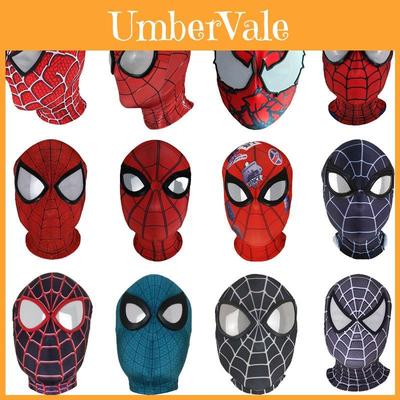 Soft And Comfortable Spiderman Spider Man Miles Morales Full Head Mask For Adults