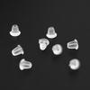 DIY Plastic Transparent Bullet Head Ear Studs/Ear Plugs In Stock