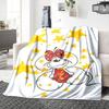 Starry Night Pup Blanket Soft Throw Blanket For Home Bedroom Bed Sofa Travel Office Solid Christmas Blanket
