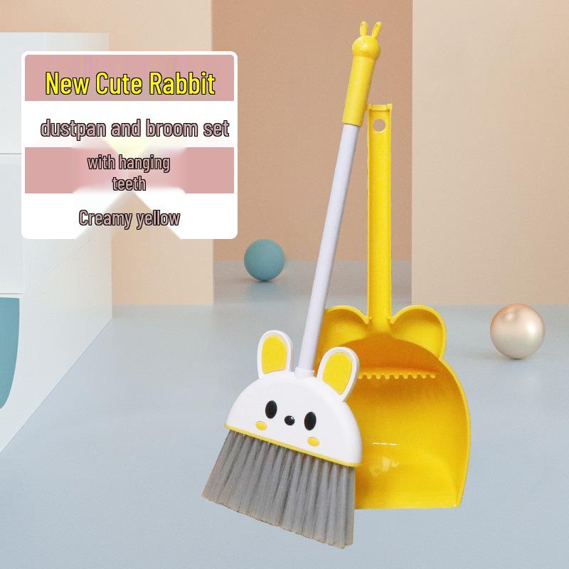 Kids' Broom and Dustpan Set - Toy Cleaning Tools for Children and Students