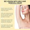 Limited time!!Oceaura Bee Venom Milk Moisturizing Hair Removal Cream Is A Gentle Body Hair Removal Cream For Armpits, Hands And Legs