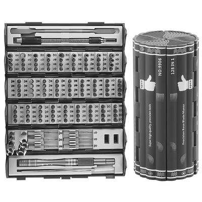 Glvaner 128v1 Presný skrutkovač Torx Okuliare 122 Bitov S2 Vysoká hrdza Dodáva sa s úložným puzdrom DIY Demontáž Multifunkčný Kompatibilný Set,