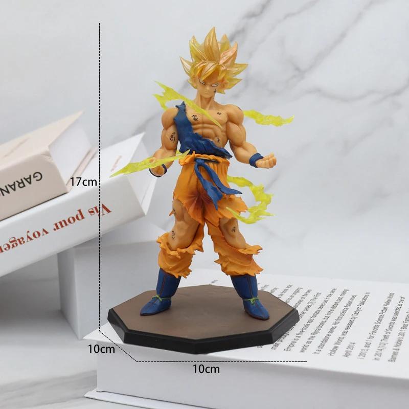 Dragon Ball Son Goku Super Saiyan Anime Figurka 16cm Goku DBZ Akční Figurka Model Dárky Sběratelské Figurky pro Děti
