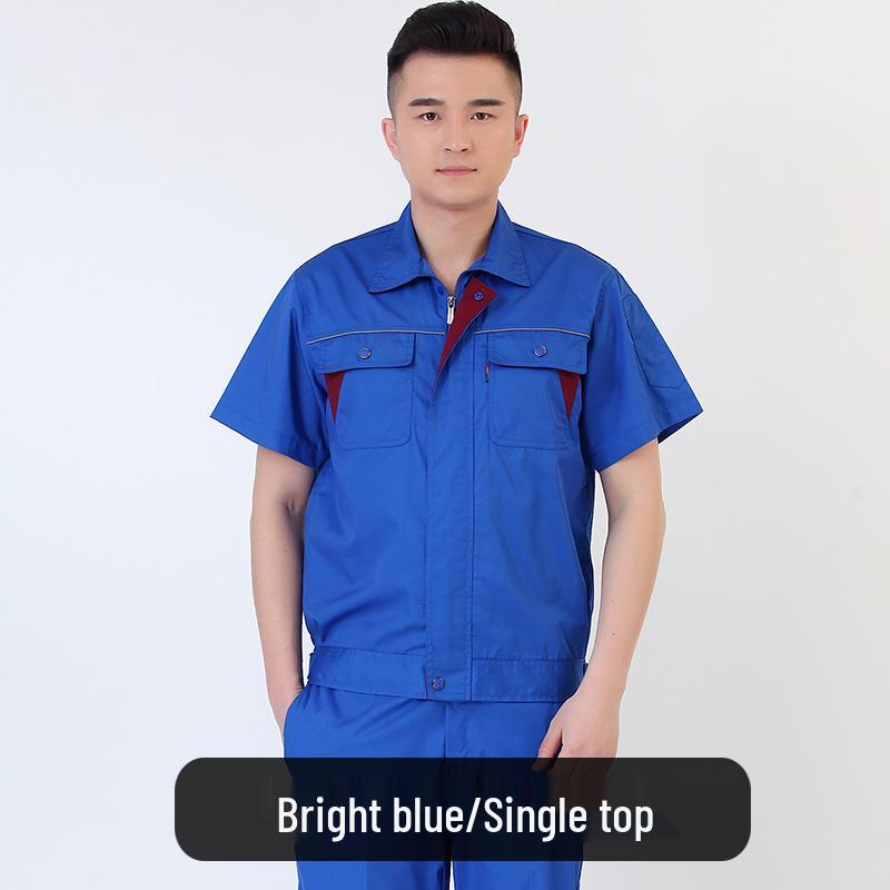 Men's Summer Short Sleeve Workwear Uniform Set