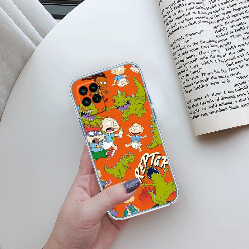 

R-Rugrats Transparent Phone Case for Motorola Moto G7 G8 G9 G84 G85 G73 G24 G15 Z2 Play Power Plus Motorola Moto G84