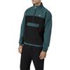 Fila Erick Half-Zip Color Block Ribbed Pullover Long Sleeve Shirt Men Shirts Blue Black F21MH041