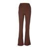 Pantaloni a zampa originali Lulu a vita alta con scanalature: Leggings a zampa d'elefante per Yoga e Pilates, effetto nudo, sollevamento glutei e snellenti.