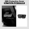 OBD Protective Cover for Tesla Model 3/Y/S/X Silicone OBD Interface Protective Sleeve Anti Fouling Door Lock Cover Accessories