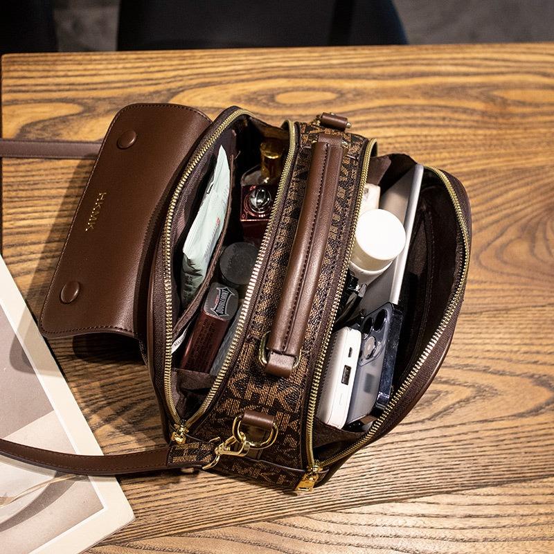 New women's bag fashionable versatile single shoulder oblique span bag letter pattern fashionable retro handbag