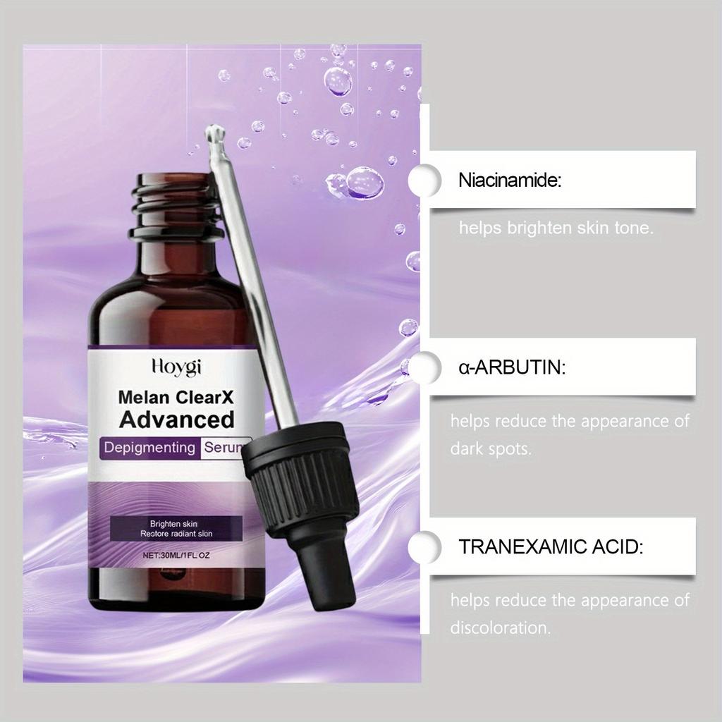 HOYGI Advanced Melanin Whitening Facial Serum - 1.5% Tranexamic Acid, Niacinamide, Arbutin, Salicylic Acid Facial Serum