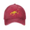 Australia Kangaroo Southern Cross Unisex Unstructured Baseball Caps Aussie Flag Distressed Denim Hat Outdoor Adjustable Snapback