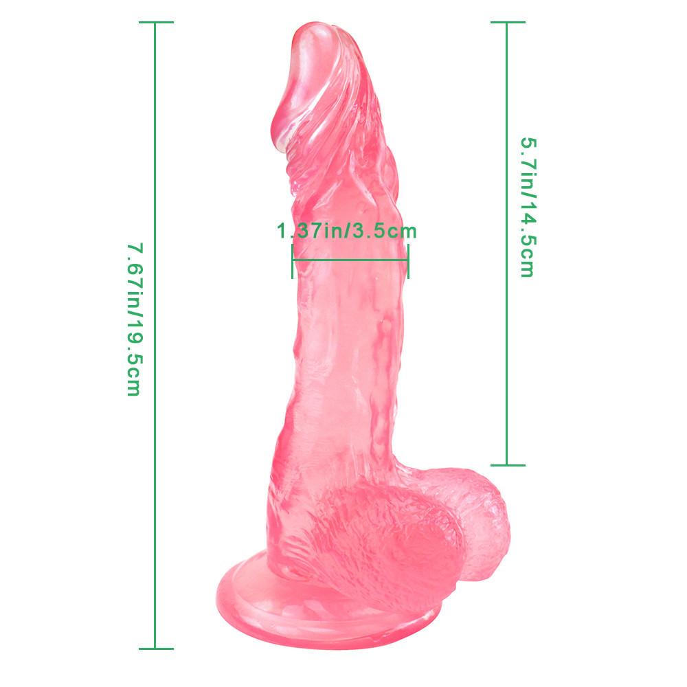 Realistic Dildo Huge Sucker Soft Dildos for Women Masturbator Toy Female Vagina Massage Anal Plug Sex Tool Adult Shop