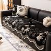 New All Seasons Retro Chenille Flowers Sofa Cover Non-Slip Couch Slipcover Protector Universal Irregularity Sofa Cushion