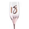 Birthday Blush Champagne Glass (18th Birthday)
