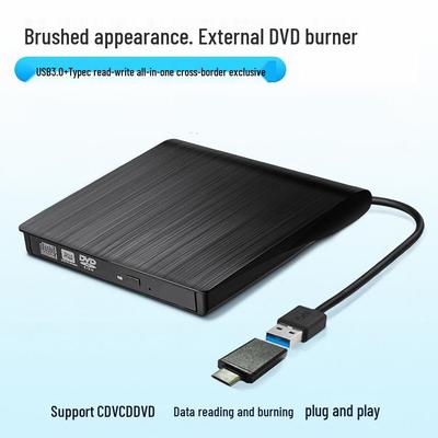 External USB/Type-C DVD/CD Burner for Desktop and Laptop