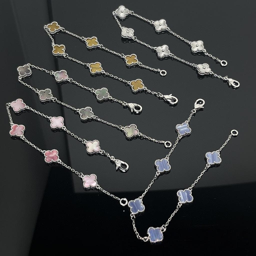 Four-leaf Clover Mini Six-flower Bracelet Classy Luxury Women's Bracelet