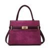 Handbag bag women's new stone pattern messenger bag light luxury texture commuter shoulder bag