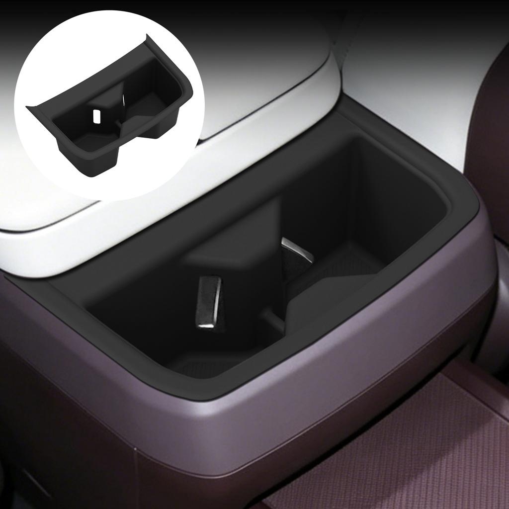 LUCKEASY for Kia Telluride 2027+ (2nd Gen) Water Cup Holder Armrest Rear Cup Holder Insert Car Cup Silicone Organizer Tidying