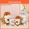 Cute Groundhog Plush Toy Holding Pine Nuts Design For Kids Decor Bedroom