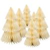 15/20/25/30Cm Mini Origami Christmas Tree Ornament Scene Props Santa Claus Mini Christmas Tree Atmosphere Decoration Supplies