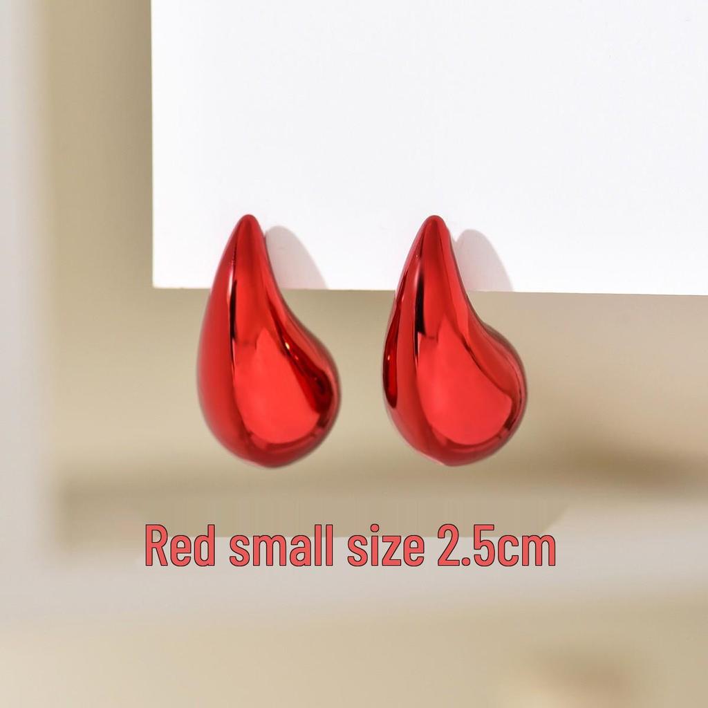 Plump Water Drop Acrylic Dangle Earrings - Simple & Fashionable Jewelry for Women