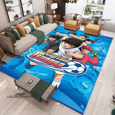 Captain Tsubasa Cartoon Carpet Living Room Bedroom Carpet Balcony Bathroom Non-slip Door Mat Photography Props Birthday Gift