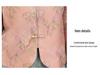 2024 Spring Women's Pink Jacquard Frog Button Fashion Coat - Chinese National Style (Model ME6031)