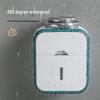 Wall-Mounted Waterproof Toilet Paper Holder & Storage Rack, Punch-Free Installation.