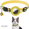 Cat Collar Breakaway With Airtag Holder - Adjustable Reflective AirTag Cat Collar With Bell Integrated Kitten Collar GPS Cat
