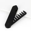 Folding 2 in 1 Hair Comb for Men Fluffy Texture Styling Comb Voluminous Wide Toothed Pocket Comb for Travel Everyday Hair Beard Mustache Grooming