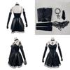 Stylish Misa Amane Death Note Anime Cosplay Black Dress For Halloween And Parties