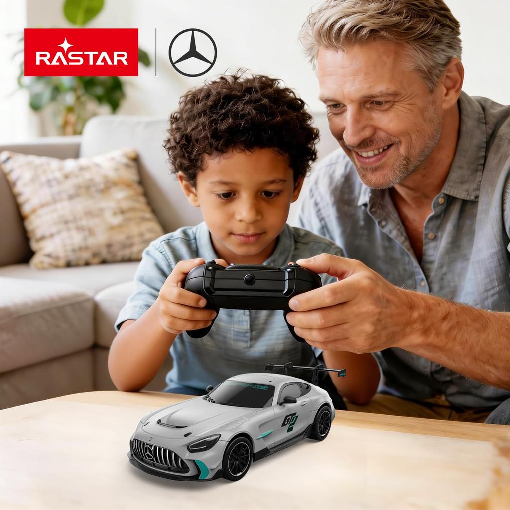RASTAR Remote Control GT 2 Remote Control Kids Boy Toy Silver RC Sports Car 1/24 Car, Mercedes-AMG Car, Mercedes-AMG Car,