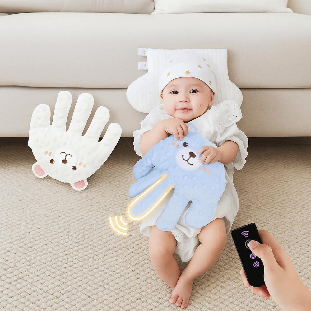 Ergonomik Bebek Sakinleştirici Avuç İçi Otomatik Vuruş Sakinleştirici El Yastığı Bebek Uyku Yardımcısı Yastık Bebek Oyuncağı