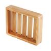 Portable Wooden Natural Bamboo Soap Dishes Tray Holder Storage Soap Rack Plate Container Bathroom Accessories Storage Organizer