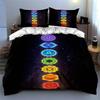 Chakra symbols alignment. Bedding Duvet cover sets Duvet covers Pillowcases gifts (1 * Duvet Cover 2 * Pillowcases, without duvet insert)