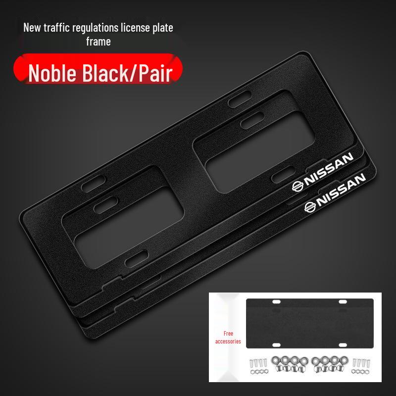 Maßgeschneiderter Kennzeichenhalter für Nissan Sylphy, Teana, Bluebird, Murano, Qashqai, Kicks, Patrol