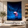 Wall Hanging Tapestry Art Cloth Bedroom Room Background DecorCourage the Cowardly Dog