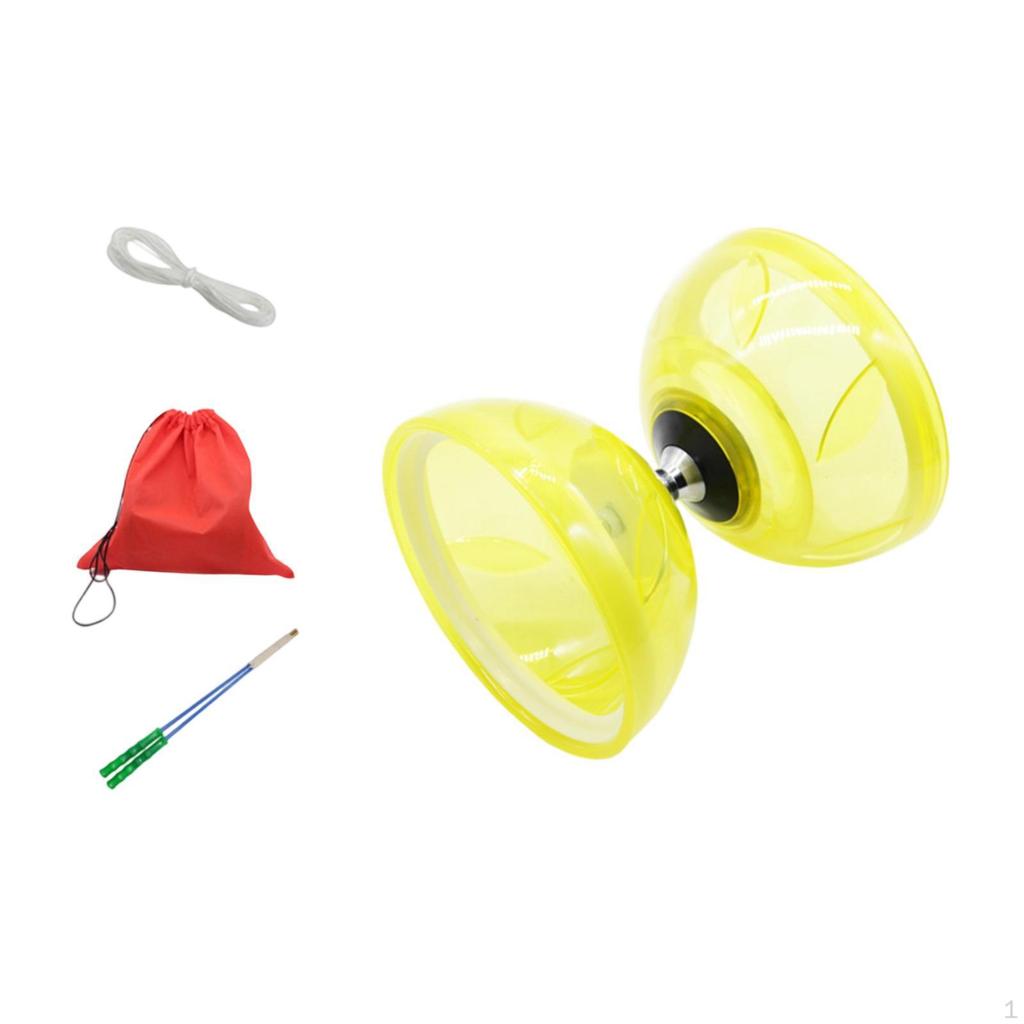 Chinese Diabolo Set Accessories 3 Bearing Juggling Toy for Kids Beginners Community