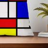 Abstract Painting Piet Mondrian Art Simple For Bedroom Car Coffee Shop Room Soft And Living Room Sofa Decorative Pillow Case