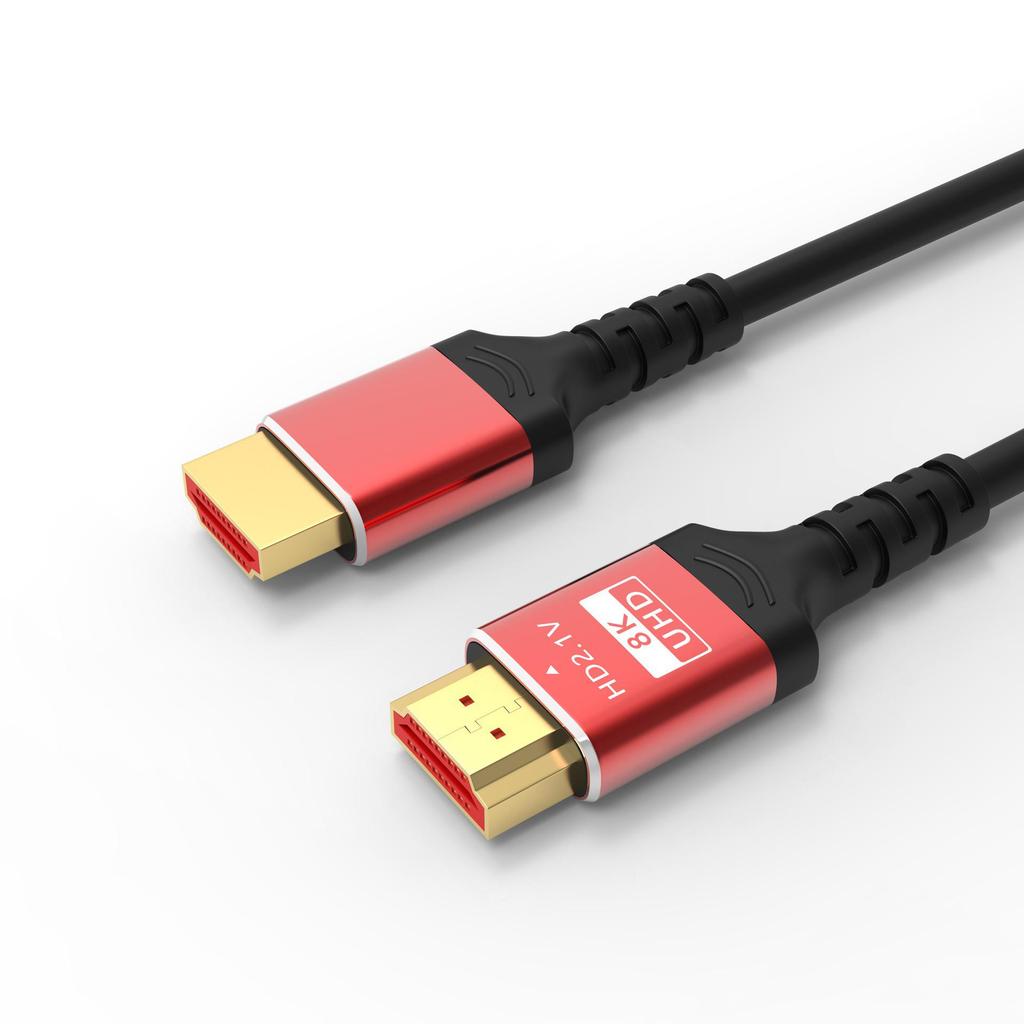 8K HDMI 2.1 Høyoppløselig videokabel for TV- og datamaskintilkoblinger