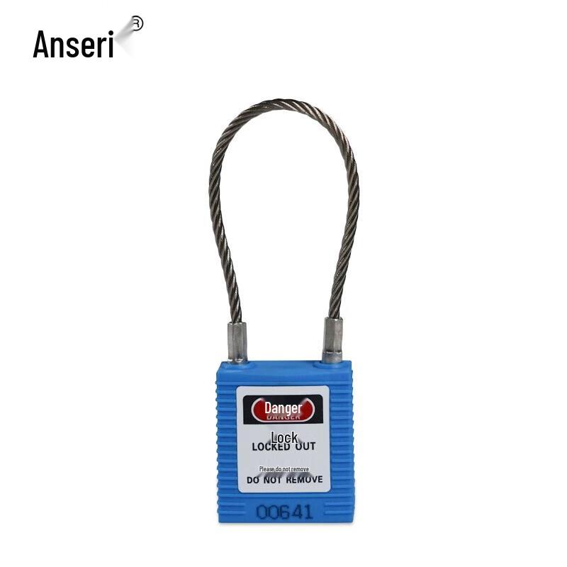 Anseri Steel Cable Lockout Safety Padlock