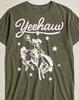 Yeehaw Cowboy Lovers T-Shirt, Funny Western Graphic Tee, Cowboy Lover Gift, Retro Country Shirt, Humorous Yeehaw Tee