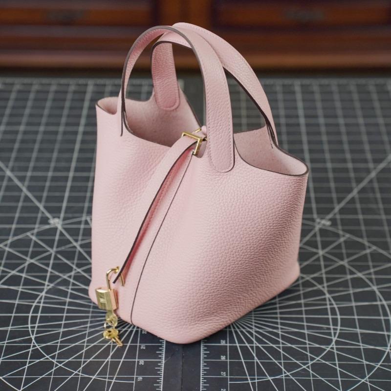 bag women's first layer cowhide vegetable basket bag versatile bucket bag genuine leather women's bag feeling handbag